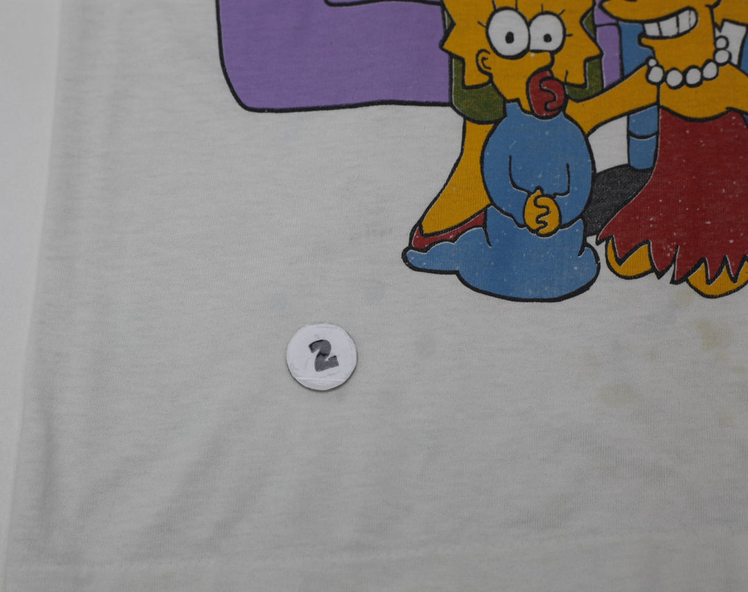 Vintage 1990 The Simpsons Family Portrait T-Shirt Single Stitch Made In USA M | Migration_T-Shirts - View 8 | Fashion Rerun