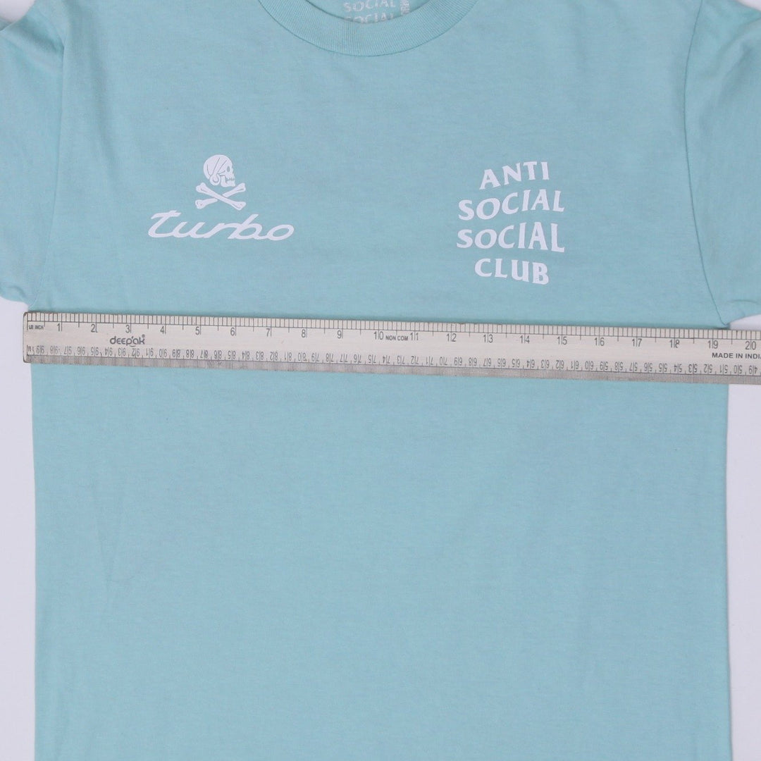 Mens ASSC x Neighborhood Turbo Made In USA Mint Green T-Shirt Size M