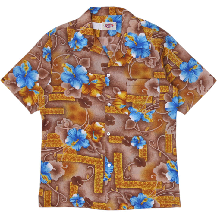Pomare Hawaiian Floral Shirt Size L | Migration_Shirts MJ DROP | Fashion Rerun