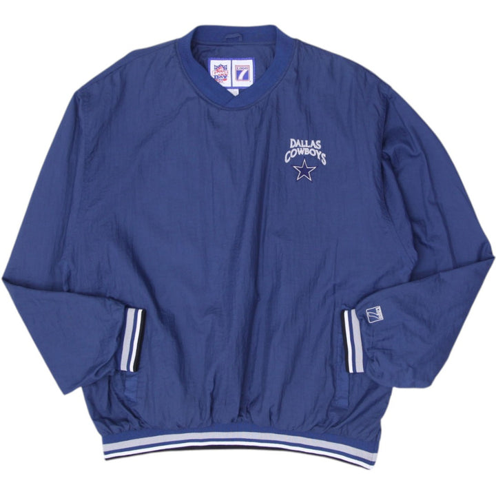 Vintage Logo 7 Pro Line Dallas Cowboys Navy Pullover Windbreaker Jacket Size L | Migration_Jackets | Fashion Rerun