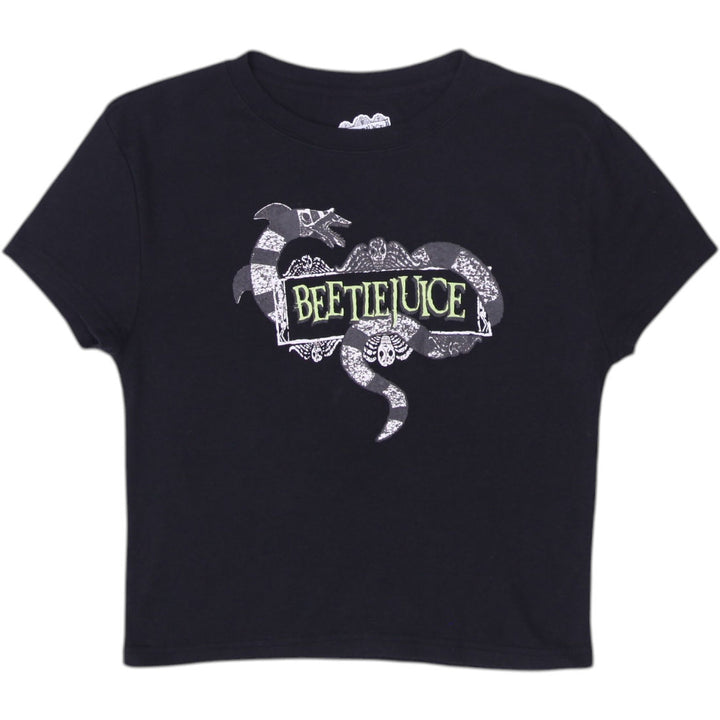 Y2K Ladies Beetlejuice Graphic Character Tee Size XL | Migration_Y2K Tops | Fashion Rerun