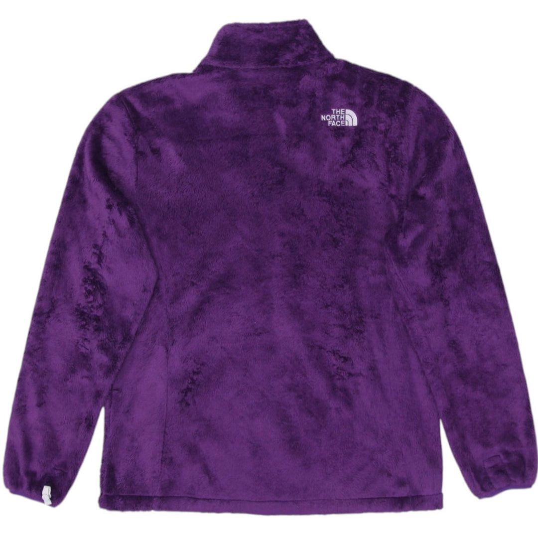Ladies Embroidered The North Face Logo Zip Up Fleece Jacket
