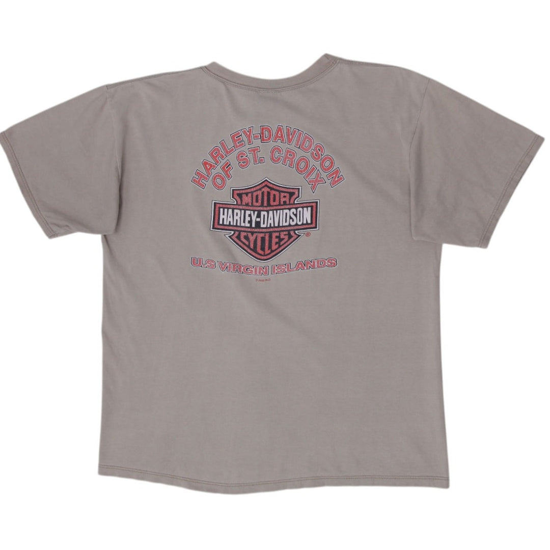 Vintage 2000s Harley Davidson Bar & Shield T-Shirt Size L
