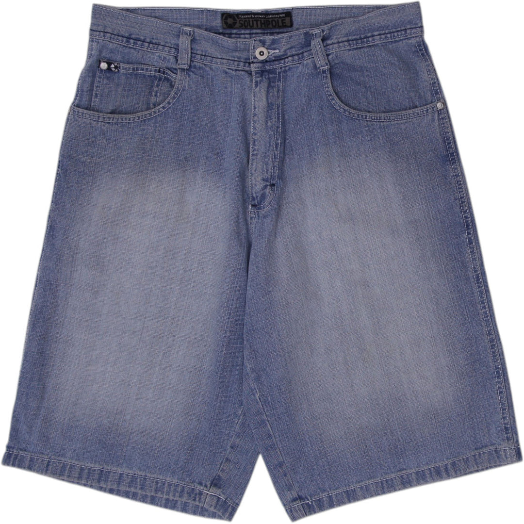 Southpole Washed Blue Casual Urban Style Denim Shorts Size 36 | Migration_Shorts | Fashion Rerun