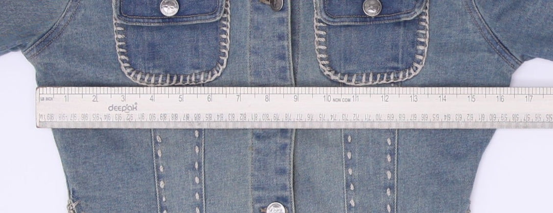 Crochet Detail Denim Jacket Size S | Migration_Jackets - View 10 | Fashion Rerun