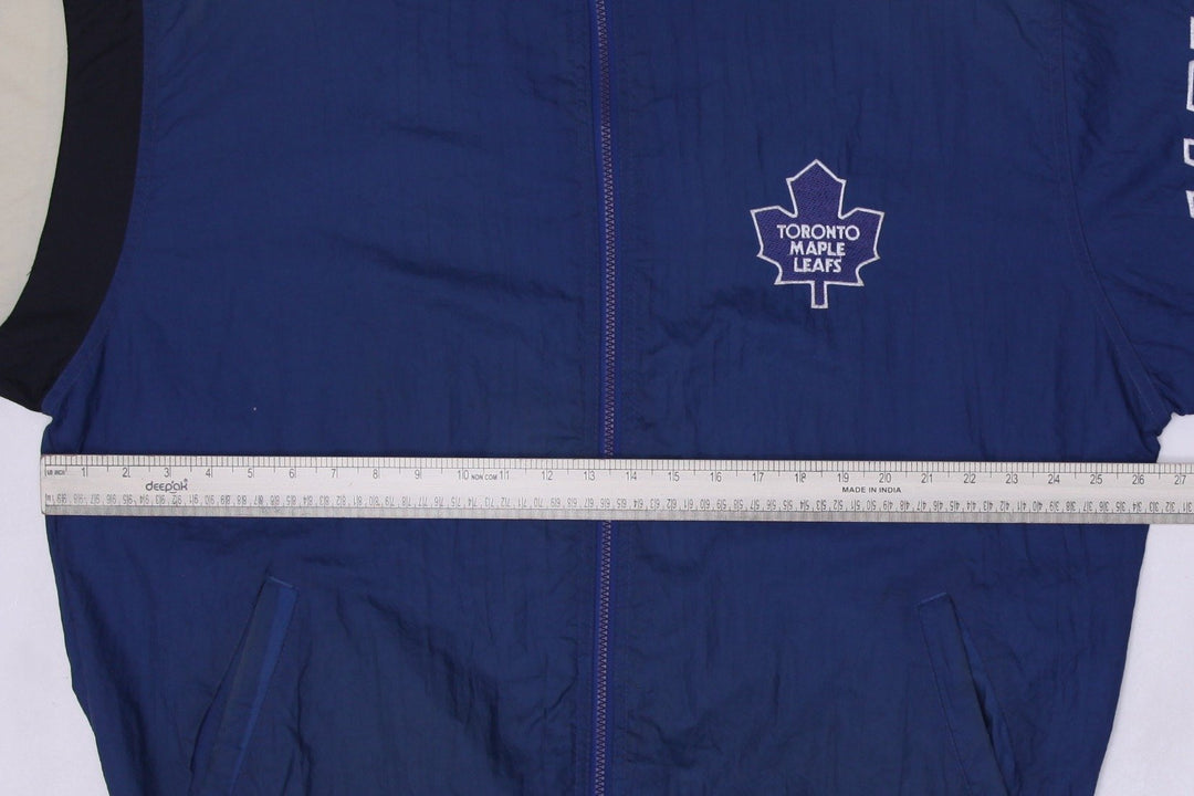 Vintage Mens Starter 90s Toronto Maple Leafs Starter Windbreaker Jacket