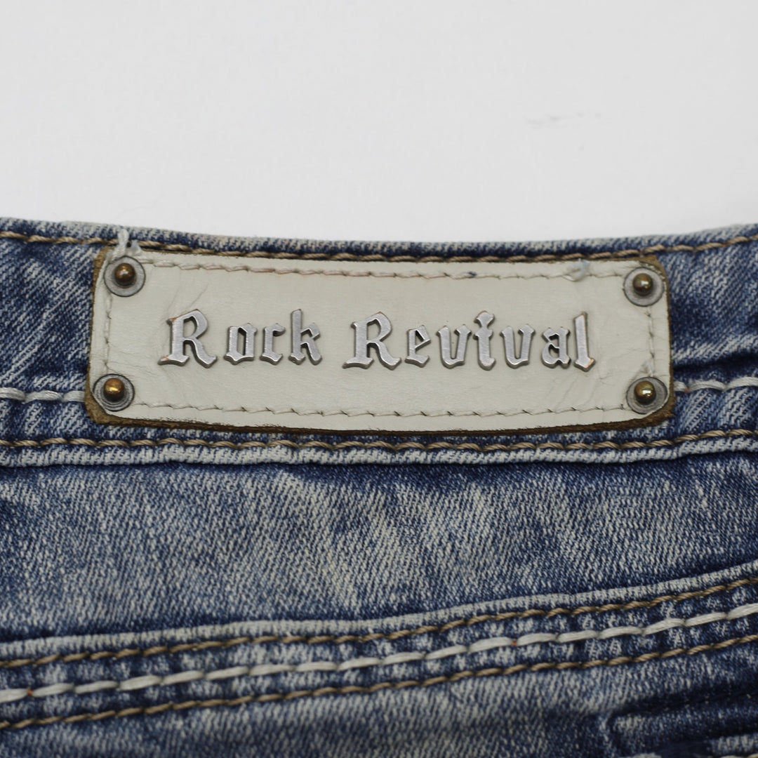Y2K Ladies Rock Revival "Blair B" Embellished Bootcut Jeans – Premium Stretch