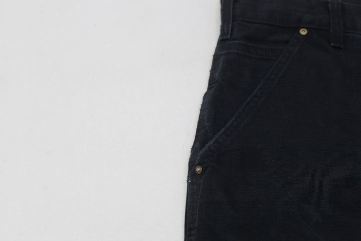 Mens Dungaree Fit B01 BLK Double Knee Carhartt Pants