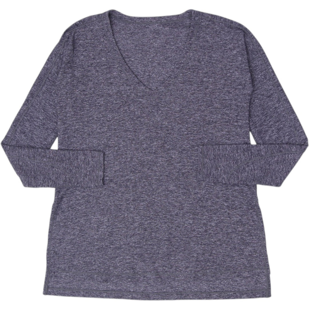 Ladies Lululemon V-neck Long Sleeve T-Shirt