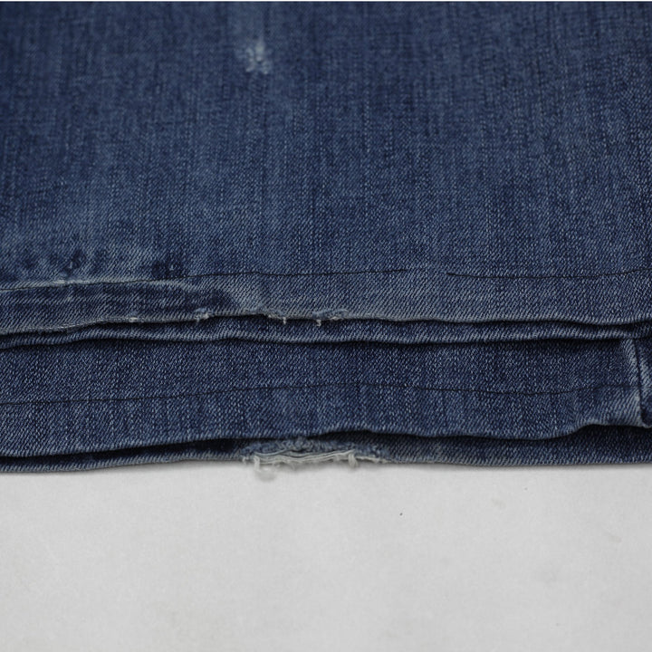 Y2K Mens Blue Denim Straight Fit Distressed Jeans Size 38 | Migration_Jeans & Pants - Detail View | Fashion Rerun