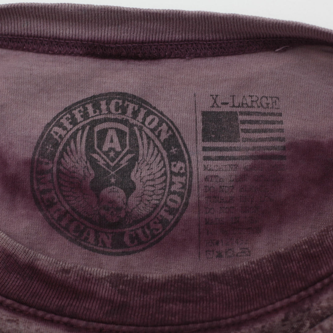 Y2K Mens Affliction Motorcycle Style Graphic T-Shirt Size XL | Migration_T-Shirts - Back View | Fashion Rerun