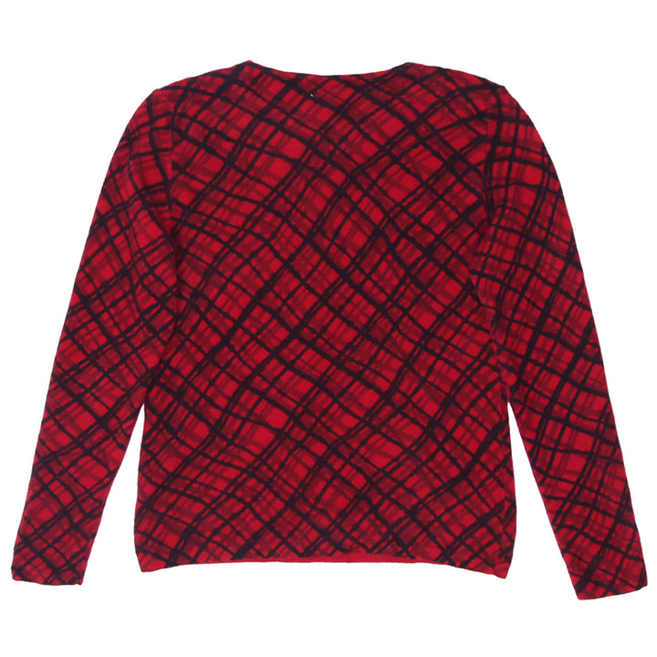 Ladies Charter Club 2-Ply Plaid 100% Cashmere Sweater - Fashion Rerun Vintage Migration_Sweaters