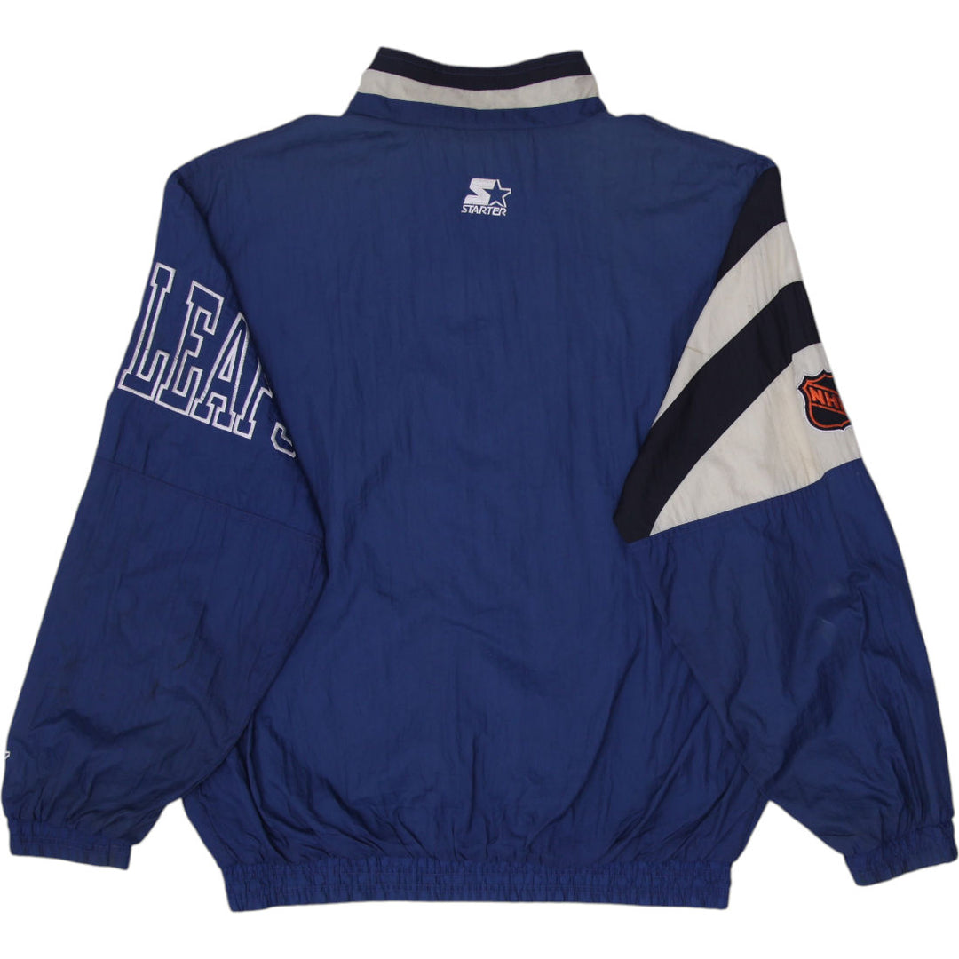 Vintage Mens Starter 90s Toronto Maple Leafs Starter Windbreaker Jacket