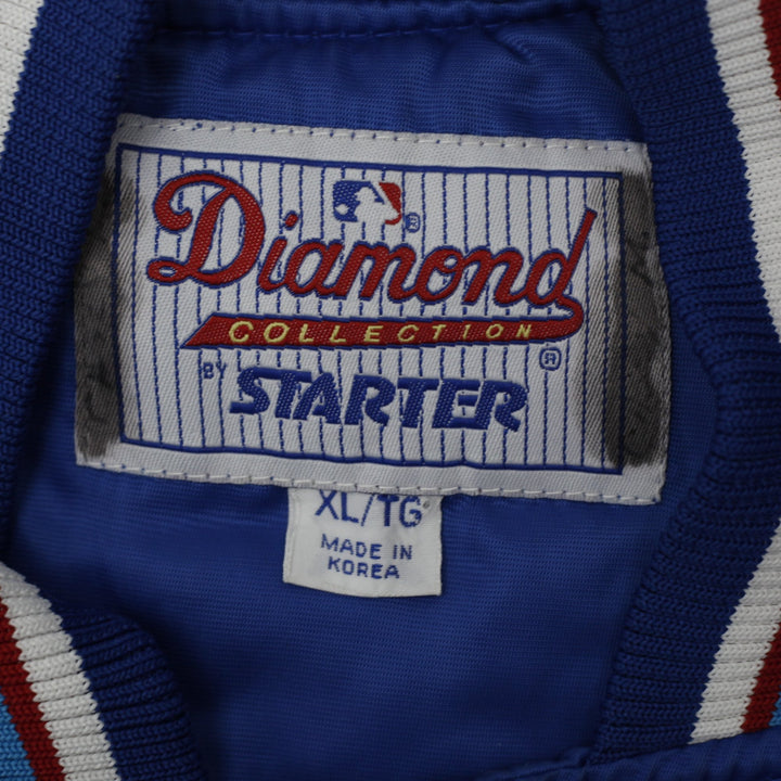 Vintage 90s Toronto Blue Jays Starter Authentic DC Bullpen Jacket XL | Migration_Jackets - Back View | Fashion Rerun