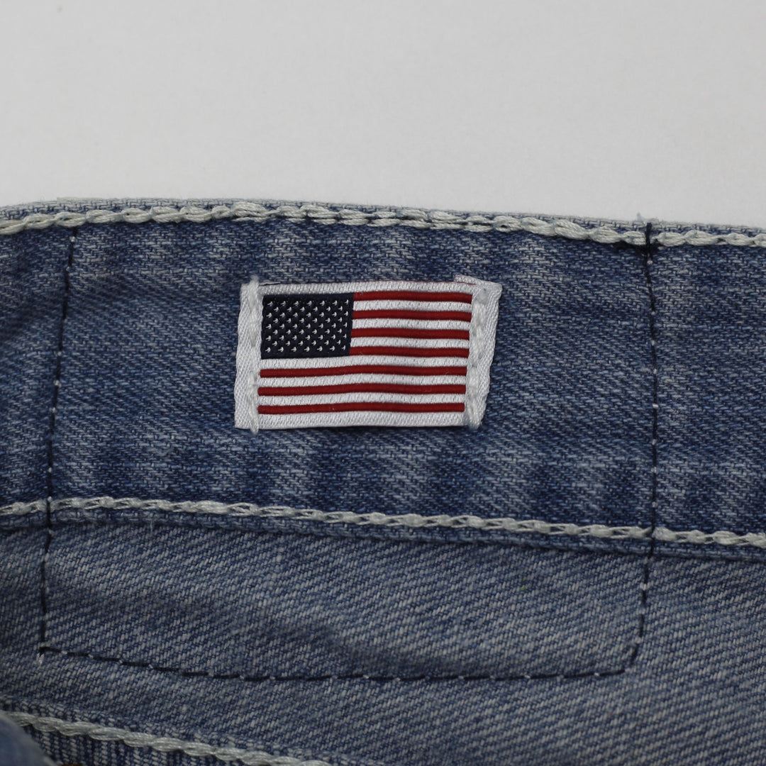 Y2K Mens True Religion Billy Flap Pocket Denim Jeans Size 30