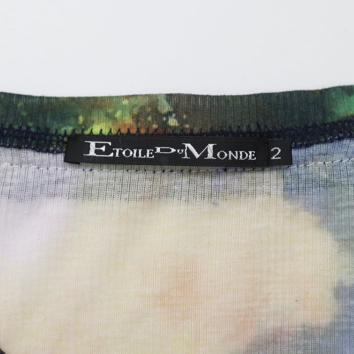 Y2K Scenic Print Long Sleeve Top Size 2 | Migration_Y2K Tops - Back View | Fashion Rerun