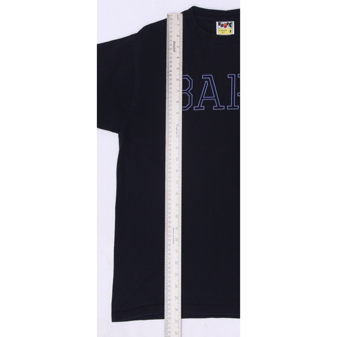 Mens A Bathing Ape Hand Drawn BAPE Logo Black T-Shirt  M | Migration_T-Shirts SW COLLECTION - View 8 | Fashion Rerun