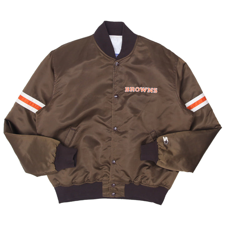 Vintage Starter NFL Cleveland Browns Satin Jacket L - Fashion Rerun Vintage Migration_Jacket