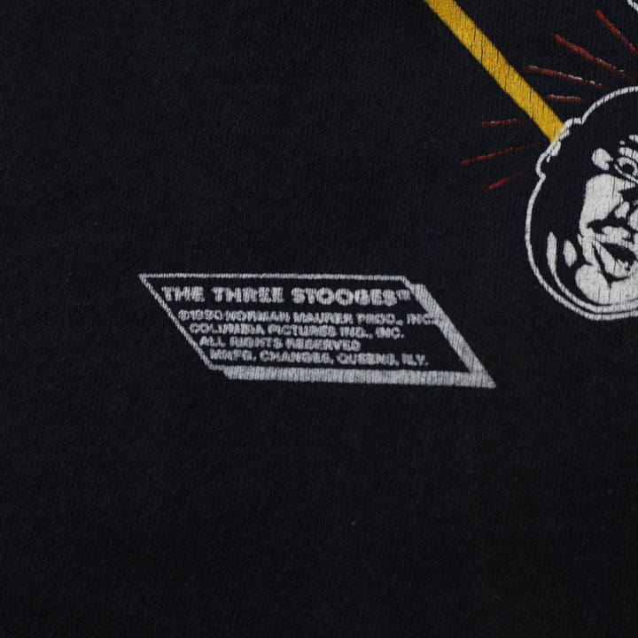 Vintage 1990 Moe Knows The Three Stooges T-Shirt Size XL