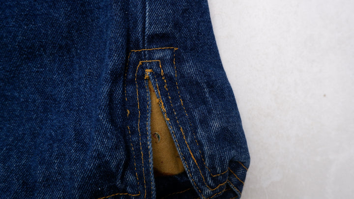 Vintage Outback Red Chore Barn Trucker Workwear Denim Jean Womens Jacket | Migration_Jackets UAENAT20 - Alter | Fashion Rerun