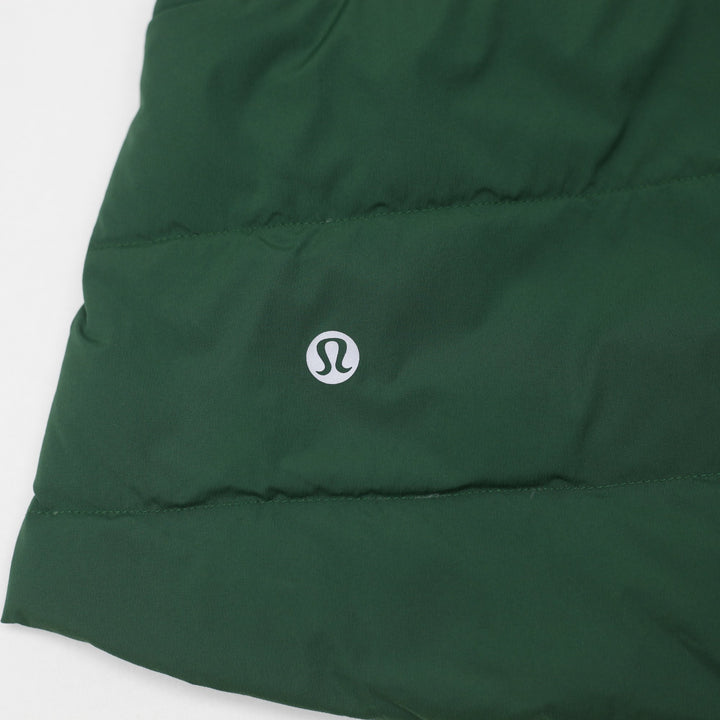 Ladies Lululemon Down For It All Hybrid Running Hooded Puffer Jacket Size 10