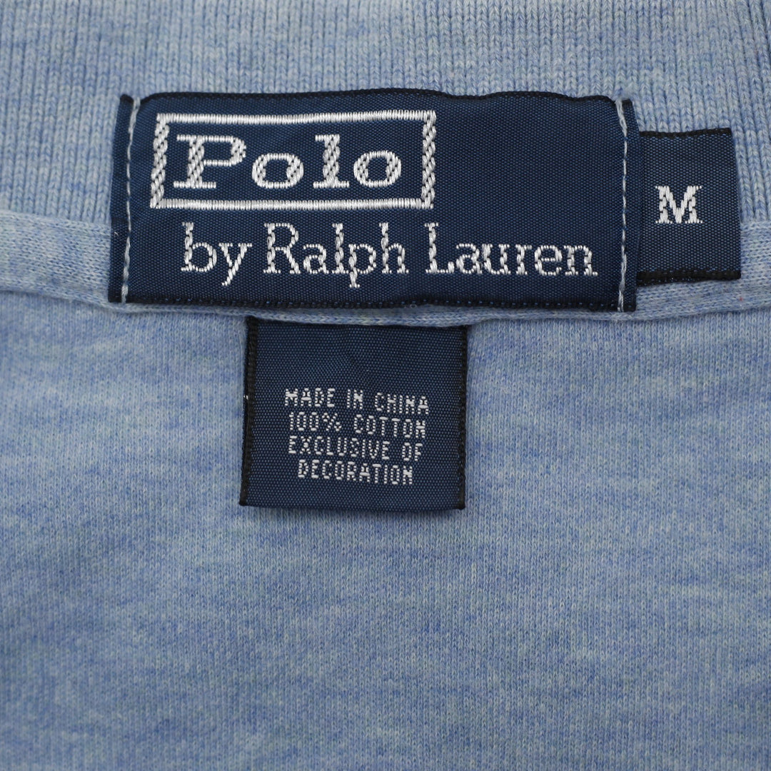 Mens Polo Ralph Lauren Light Heather Blue Polo T-Shirt Size M