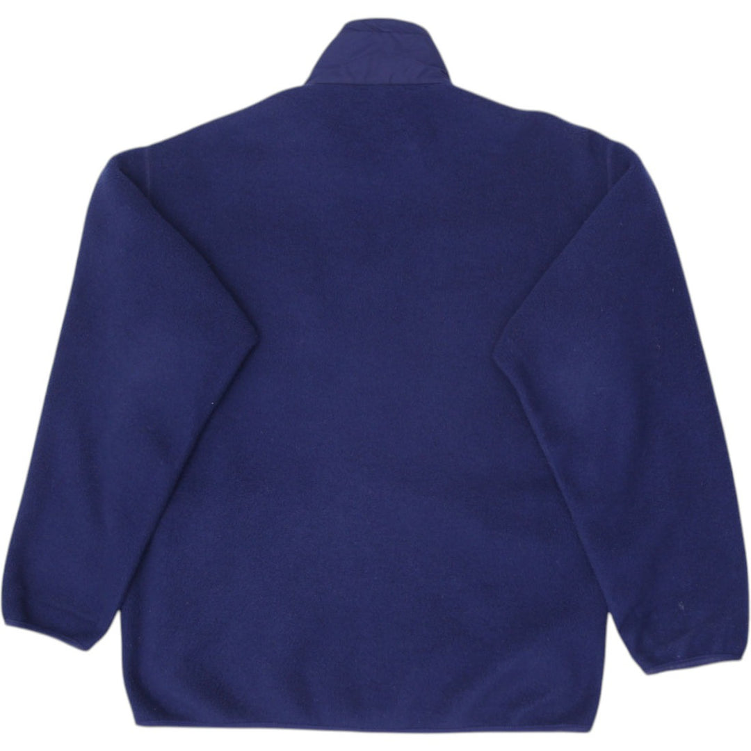 Vintage Patagonia Mens L Navy Full Zip Synchilla Fleece Jacket Made in USA | Migration_Fleece - Side View | Fashion Rerun