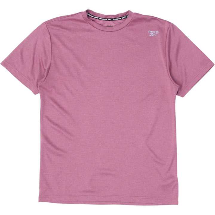Mens Reebok Athletic T-Shirt Purple Short Sleeve Activewear