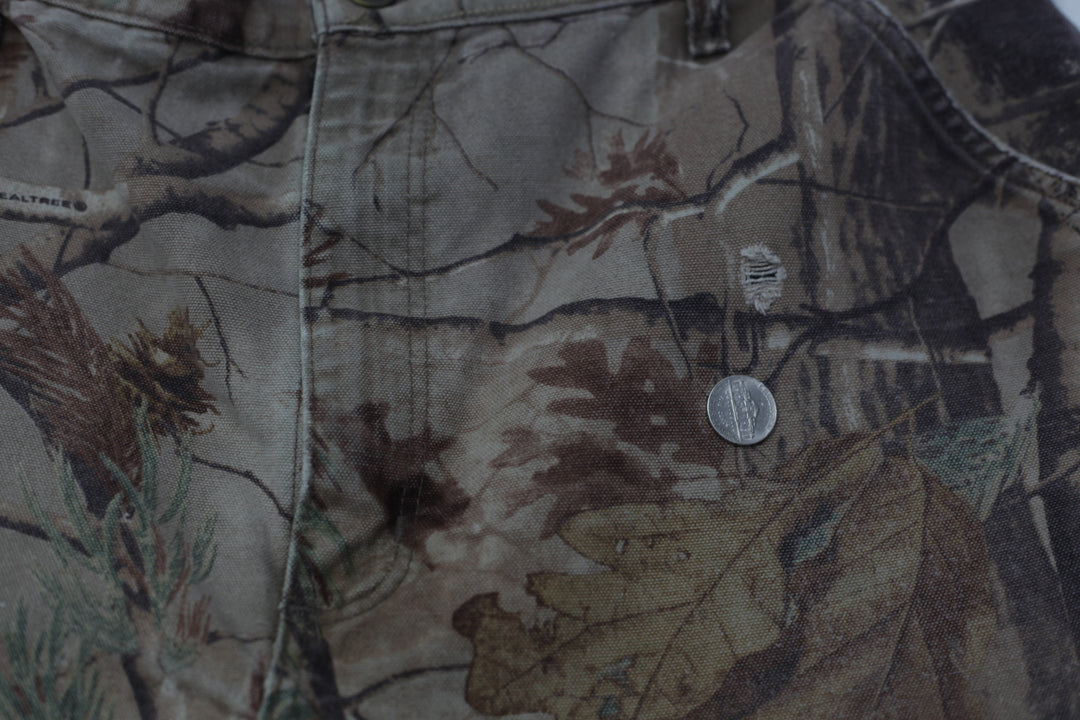 Mens Customize Carhartt B235 CAP Dungaree Fit Realtree Cap Workwear Pants