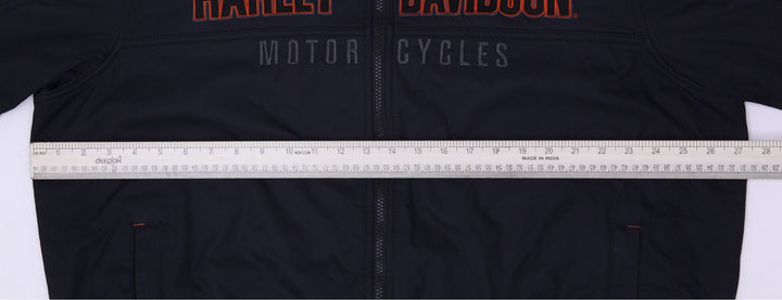 Mens Harley-Davidson Idyll Soft Shell Zip Up Hooded Jacket