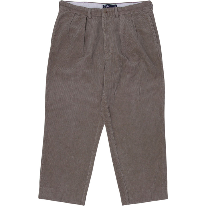 Mens Polo Ralph Lauren Andrew Cord Beige Cotton Classic Pants Size 36/32 | Migration_Pants | Fashion Rerun