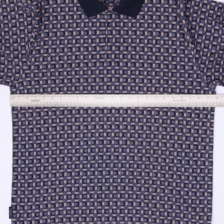 Mens Chaps Ralph Lauren 100% Long Sleeve Polo T-Shirt Size L
