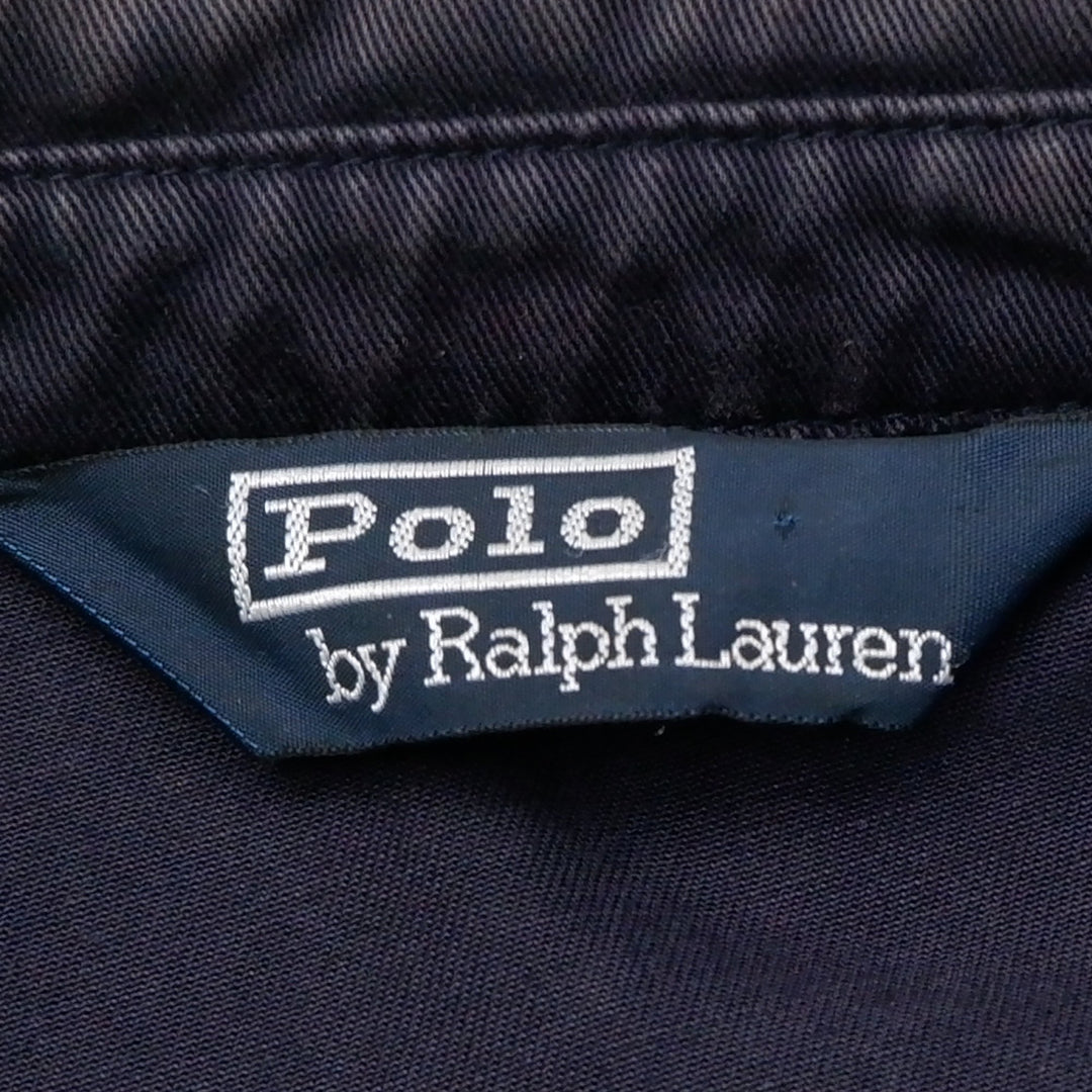 Vintage Mens Polo Ralph Lauren Jacket Navy Full Zip Harrington