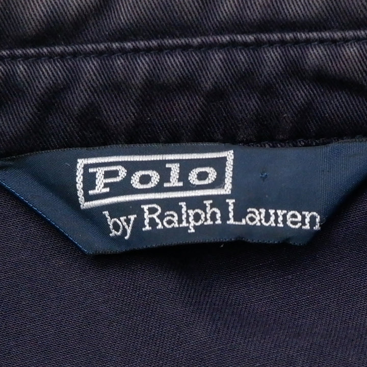 Vintage Mens Polo Ralph Lauren Jacket Navy Full Zip Harrington