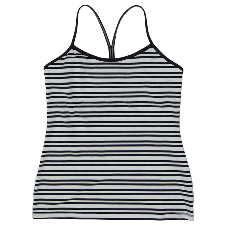 Ladies Lululemon Strappy Striped tank Top