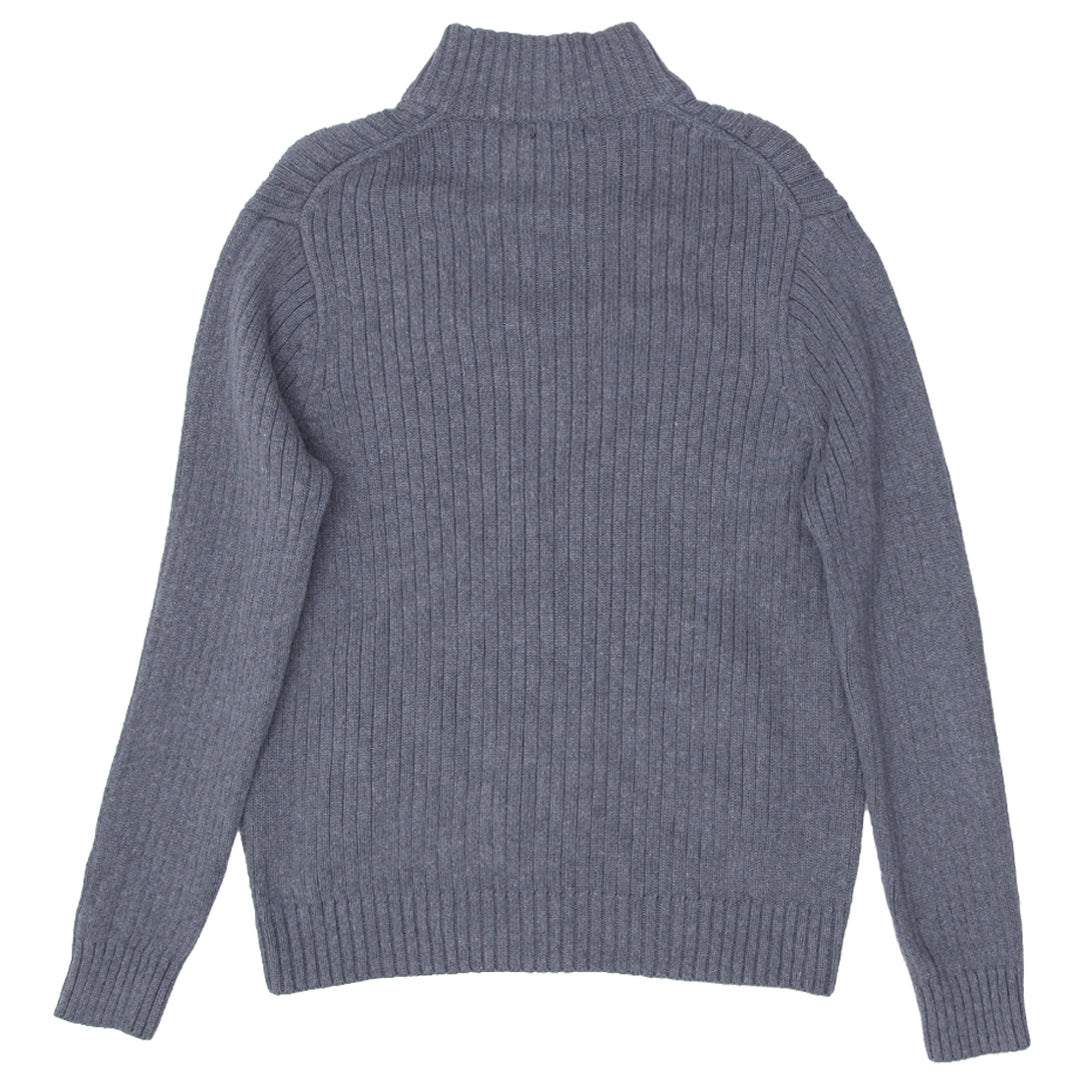 Mens Calvin Klein Jeans Full Zip Sweater Gray - Fashion Rerun Vintage Migration_Sweaters