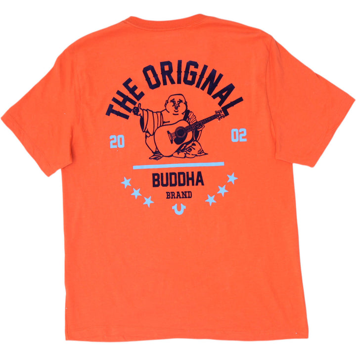 Mens True Religion OG Buddha Brand graphic T-Shirt Size 2XL
