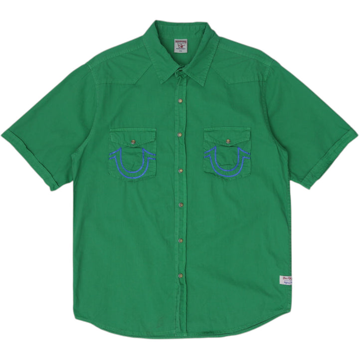 True Religion Casual Short Sleeve Shirt Size XXL | Migration_Shirts SW COLLECTION | Fashion Rerun