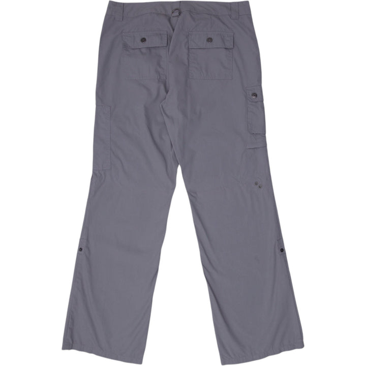 Y2K Mens Multiple Pockets Lightweight Outdoor Gray Cargo Pants Size 12 | Migration_Jeans & Pants - Side View | Fashion Rerun