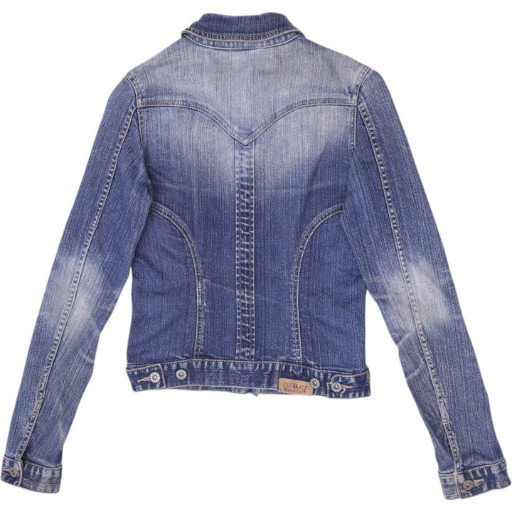 Y2K Ladies Parasuco Denim Cult Fitted Jean Jacket Size XS / TP