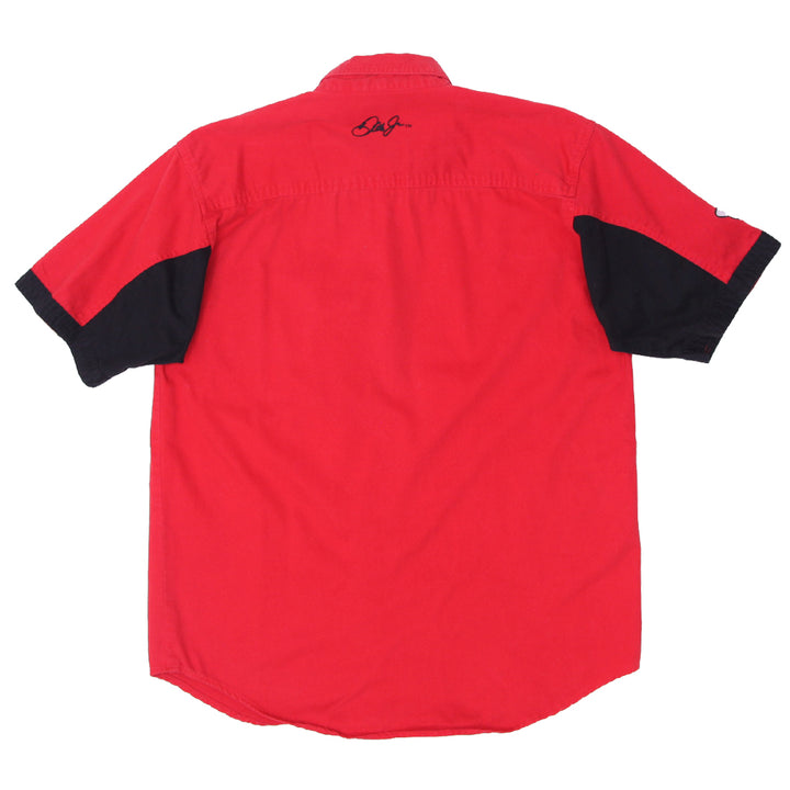 Mens Winner's Circle Dale Earnhardt Jr.Budweiser Button Shirt - Fashion Rerun Vintage Migration_Shirt