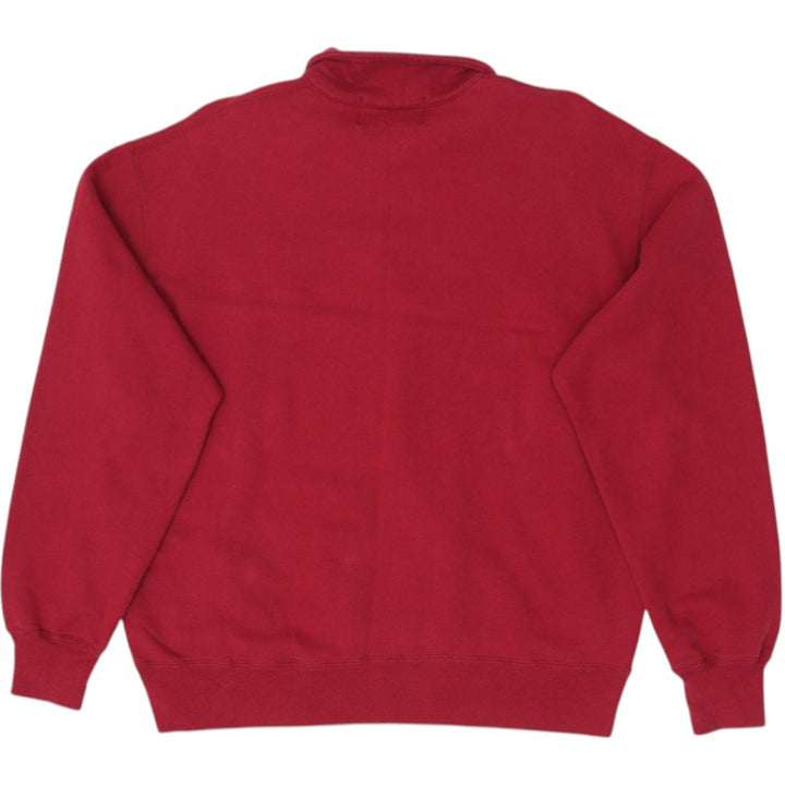 Vintage Roots Athletics Canada Olympics Quarter Zip Red Sweatshirt M