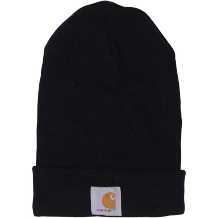 Mens Carhartt A18 BLK One Size Fits All Cuff Knit Beanie