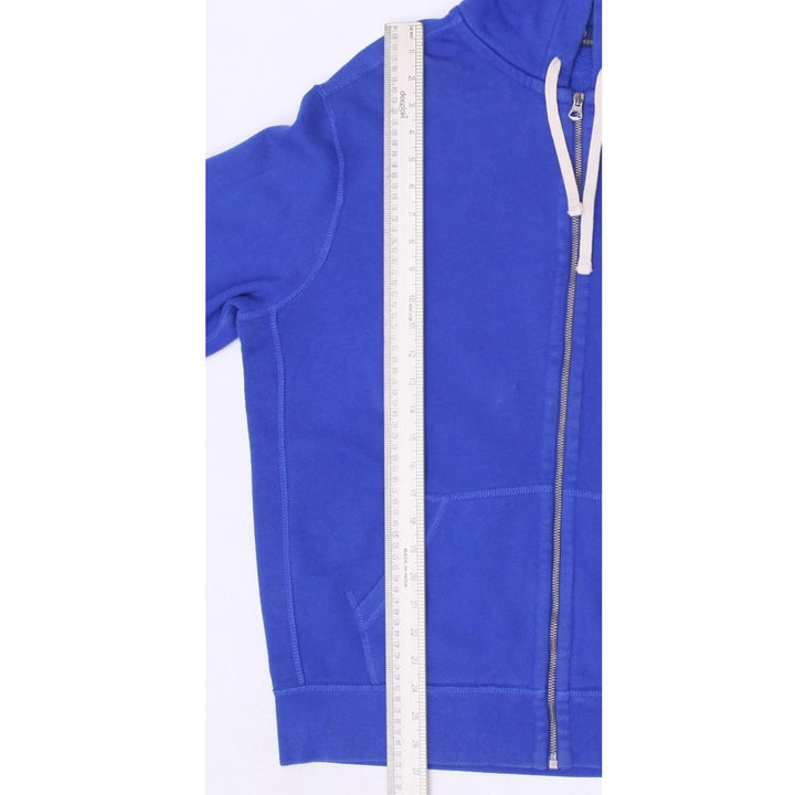 Mens Polo Ralph Lauren Full Zip Hoodie Blue Embroidered Logo | Migration_Hoodies - View 7 | Fashion Rerun