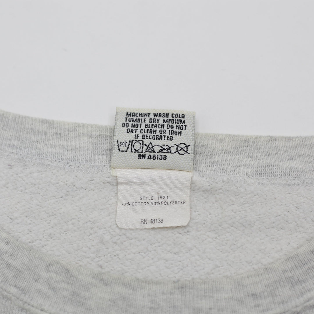 Vintage Nutmeg 90s Washington State Sweatshirt Gray Logo Size XL