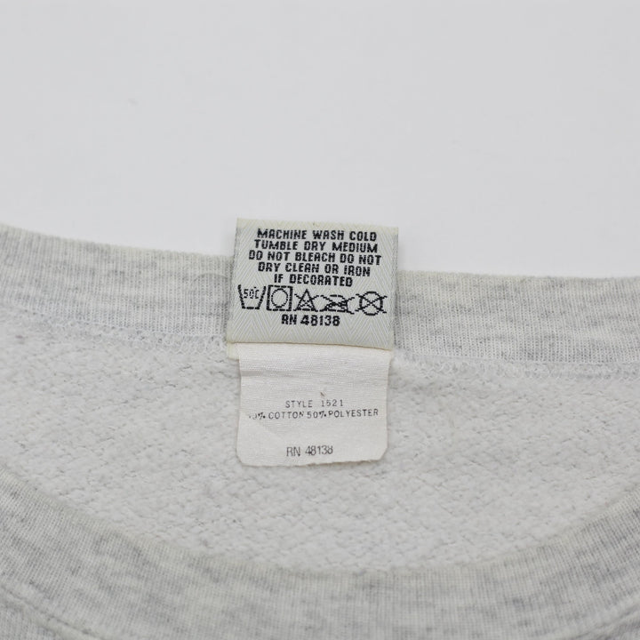 Vintage Nutmeg 90s Washington State Sweatshirt Gray Logo Size XL