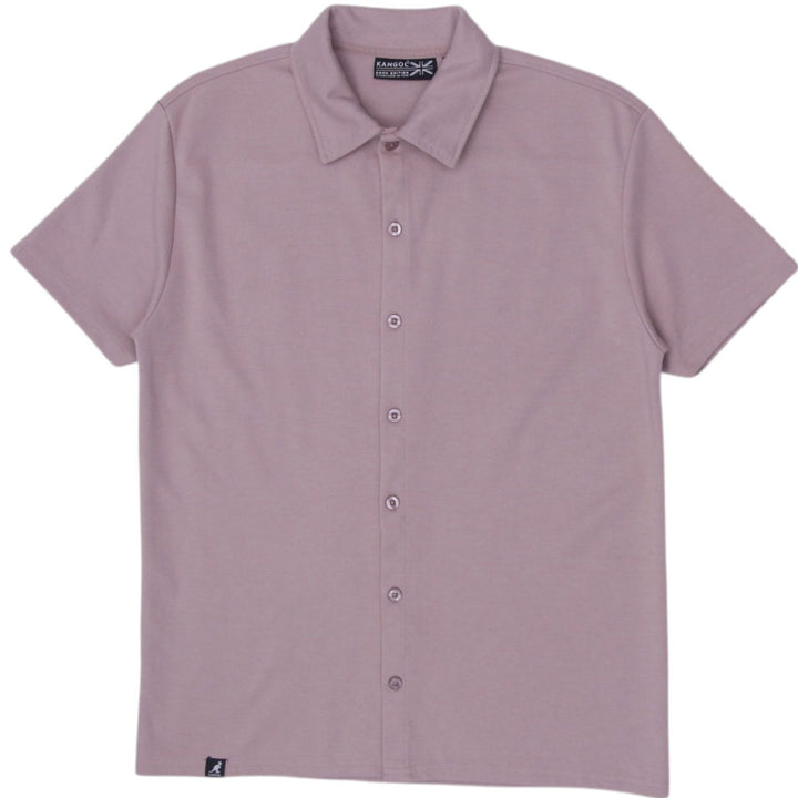 Mens Kangol Button Short Sleeve Shirt | Migration_Shirts | Fashion Rerun