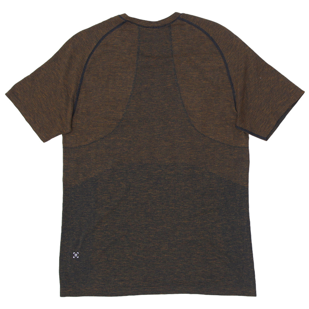 Mens Lululemon Crewneck Short Sleeve T-Shirt - Fashion Rerun Vintage Migration_T-Shirt