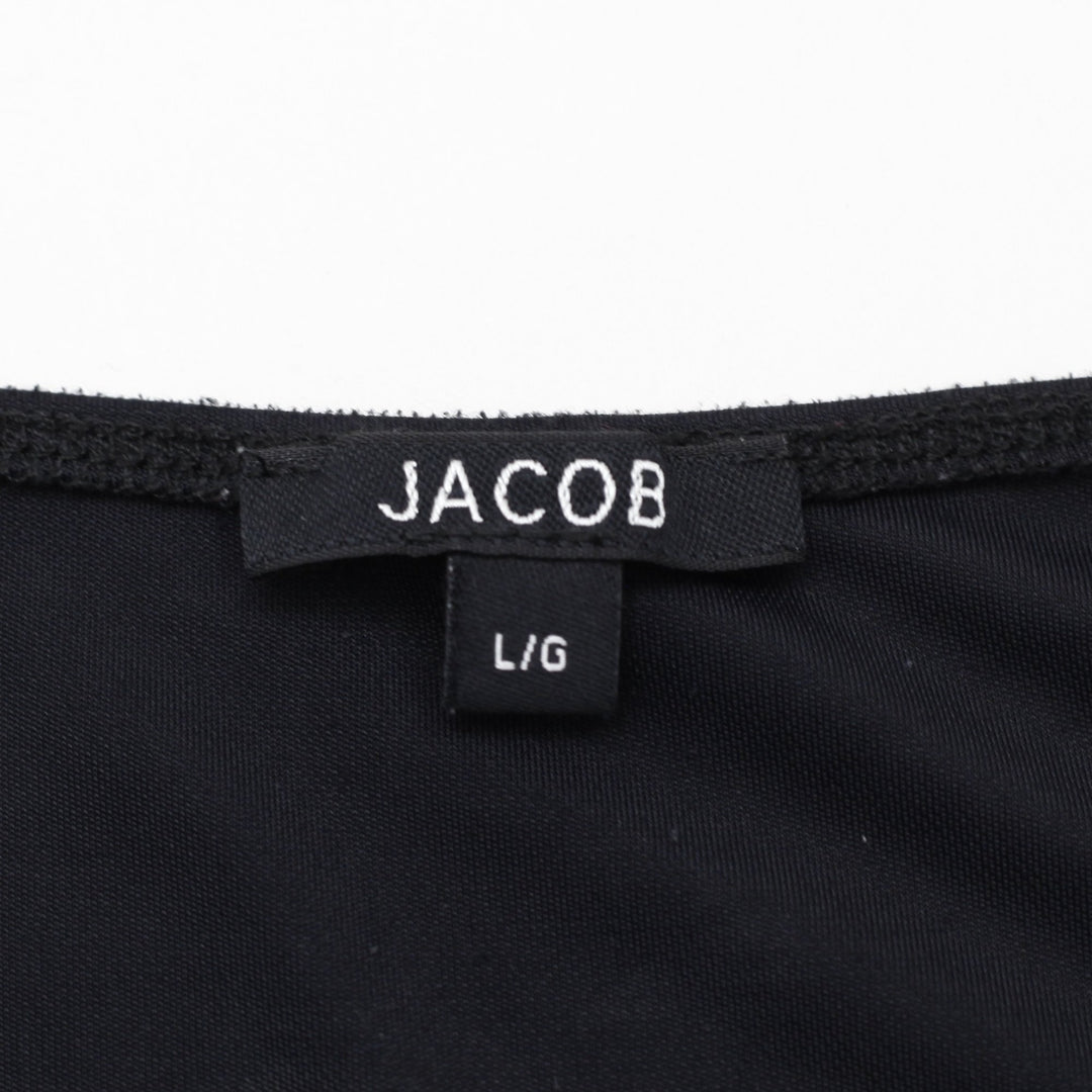 Y2K Ladies Jacob Tank Top Black Spaghetti Strap Casual Size L