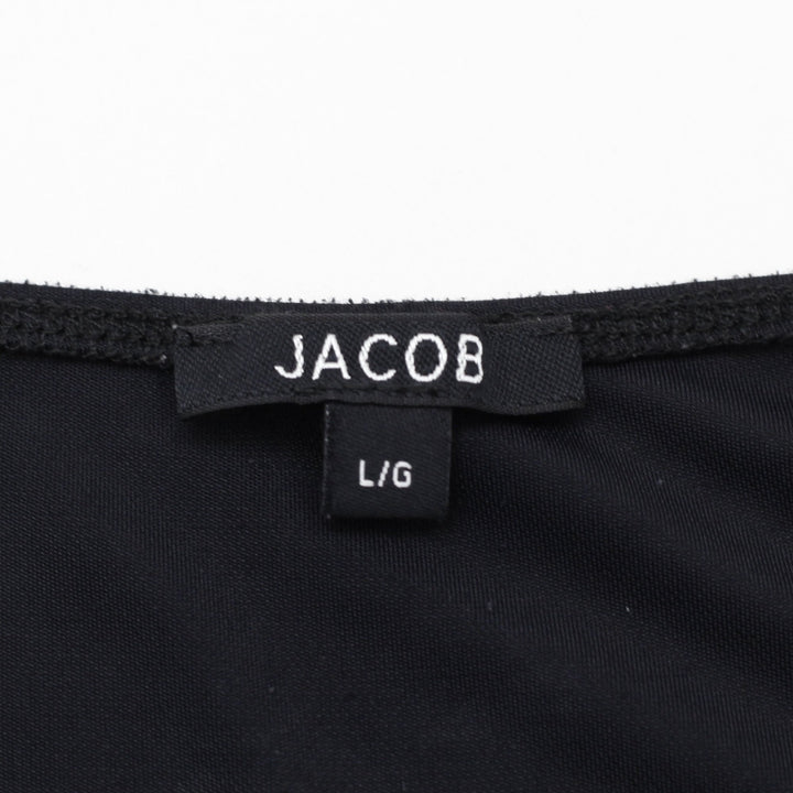 Y2K Ladies Jacob Tank Top Black Spaghetti Strap Casual Size L
